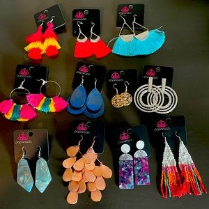 Lot of 11 Paparazzi Earrings
